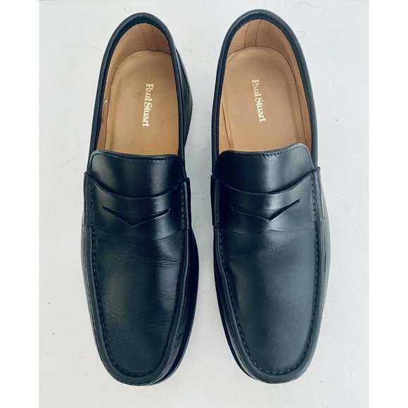 Paul Stuart Men Black Leather Loafer Sz 8.5 main image 10